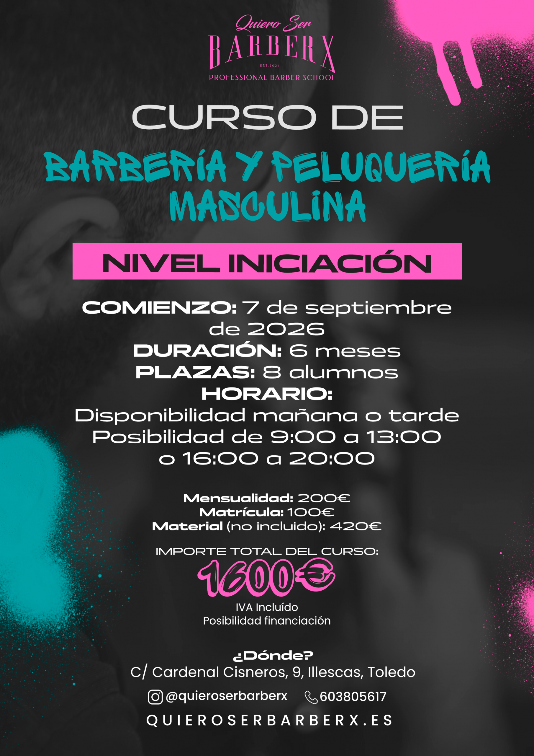 Cartel cursos iniciación nuevo